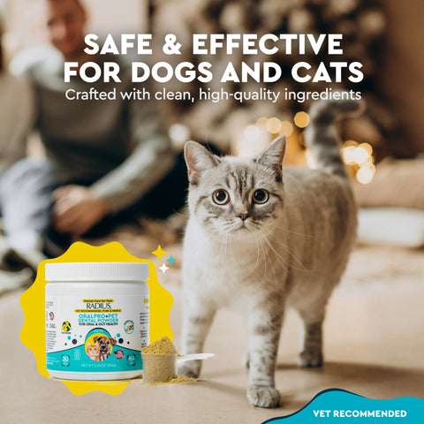 OralPro+ Pet Dental & Gut Powder for Dogs & Cats